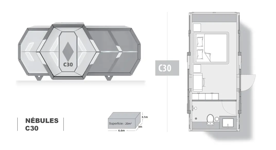 Maison du futur, projet «NÉBULES» C30