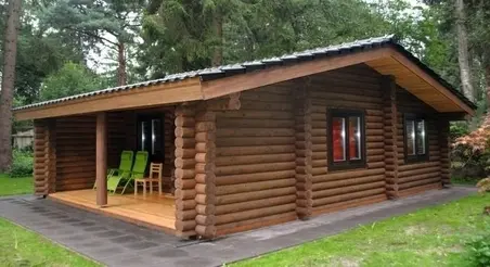 Maison en bois projet "Zoé", сonstruction clé sur porte