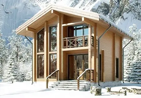 Chalêt en bois massif «Til»