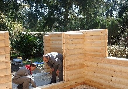 Cabane de jardin Сonstruction chalet en bois