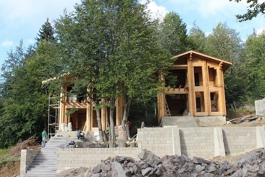 Construction maison bois projet Til