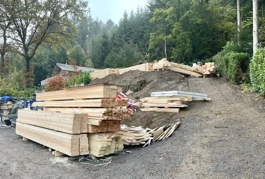 Construction ossature bois projet "Allure"