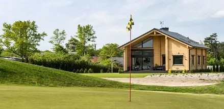 Maison en bois projet club de golf