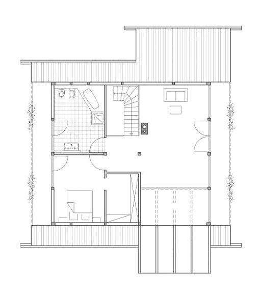 Plan premiere étage projet "Vita"